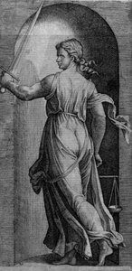 Oikeudenmukaisuus tekijältä Marcantonio Raimondi
