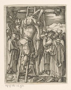 Presa creuada Passió de Crist (títol de la sèrie) finlandès tekijältä Marcantonio Raimondi