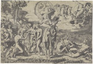 Pariisin tuomio tekijältä Marcantonio Raimondi