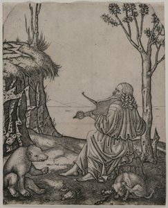 Orpheus Charming the Animals, n. 1505. tekijältä Marcantonio Raimondi