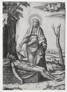 Pieta. tekijältä Marcantonio Raimondi