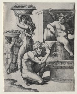 Viinipuristin tekijältä Marcantonio Raimondi