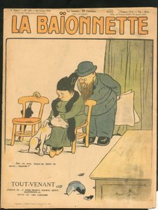 Kansi "" La Baionnette", Satirical en Colors tekijältä Marcel Amable O.L. Capy