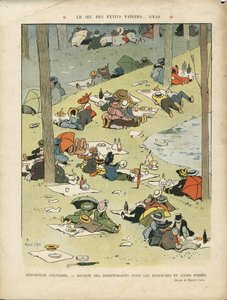 Kuva Marcel Capystä (1865-1941) Le Liressä, 28.5.2010 - Pienten rasvapapereiden peli - Harrastukset, Piknik, Gastronomiakokki tekijältä Marcel Amable O.L. Capy