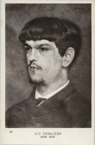 Claude Debussy, ranskalainen säveltäjä (1862-1918)