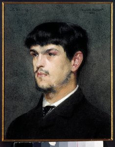 Ranskalaisen säveltäjän Claude Debussyn (1862-1918) muotokuva Marcel Andre Baschet