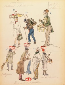 Ranska, Pariisi, Pukuluonnos Giacomo Puccinin (1858-1924) oopperaan La boheme, esitys Paris Opera Comiquessa, 13. kesäkuuta