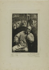 Pierre Puvis de Chavannes, muotokuva ja sävellys tekijältä Marcellin Gilbert Desboutin