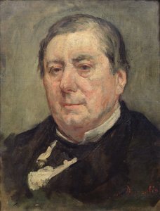 Eugene Labichen (1815-1888) muotokuva (maalaus) tekijältä Marcellin Gilbert Desboutin