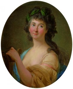 Muotokuva Catherine Gattai Thomatiksesta muusana tekijältä Marcello Bacciarelli