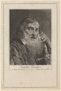 Pyhä Paavali tekijältä Marco Alvise Pitteri after Giovanni Battista Piazzetta