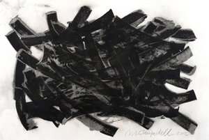 Saltus, 2012 (muste paperille) tekijältä Marco Campedelli