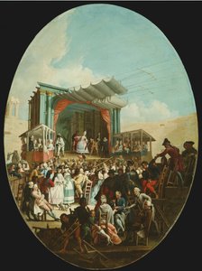 Italialainen komedia Veronassa, 1772. tekijältä Marco Marcola
