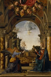 Ilmoitus, kirjoittanut Marco Palmezzano (1457-1539)