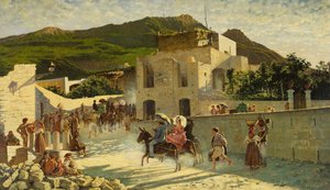 Kävele Capriin, n. 1867 (öljy kankaalle)