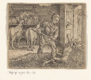 Satu hirven tallissa