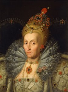 Kuningatar Elisabet I:n muotokuva, rinnan pituus,