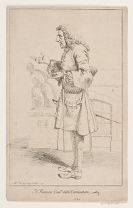 "Kuuluisa Cavre delle Caricature". Pier Leone Ghezzin (1674-1755) muotokuva