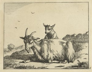 Makaa vuohi lampaan kanssa Goats and Bucks (sarjan nimi)