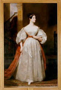 Kreivitär Augusta Ada Lovelace 1815-1852, englantilainen matemaatikko ja kirjailija tekijältä Margaret Carpenter