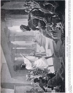Joosef faraon edessä, noin 1920 (litografia). tekijältä Margaret Dovaston