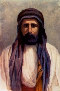 Mohammed Abdullah, Palmyran šeikki (värilitografia) tekijältä Margaret Thomas