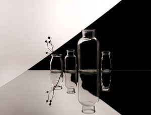 Tyylikkäitä lasin heijastuksia