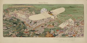Beaumontin Bleriot-monokone saapui Roomaan voittamassa Pariisin ja Rooman välisen lentokilpailun tekijältä Marguerite (fl.1909 14) Montaut