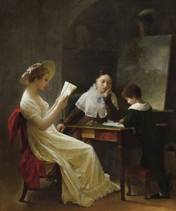 Nuori piirtäjä, noin 1820