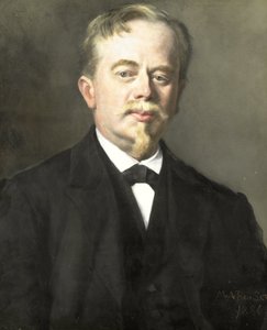Augustus Allebé (1838-1927) muotokuva tekijältä Maria Alexandrina Reuss (prinses van Saxen Weimar Eisenbach)