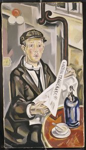 The King of the Street Peddlars, n. 1924 (öljy kankaalle)