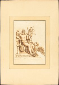 Jupiter tekijältä Maria Catharina Prestel after Giulio Romano