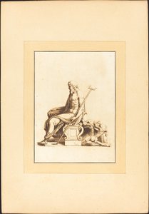 Pluto tekijältä Maria Catharina Prestel after Giulio Romano