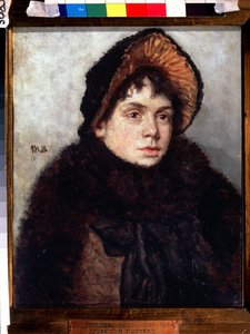 Omakuva. Maria Konstantinovna Bashkirtsevan (1860-1884) maalaus. Öljy kankaalle, 35 x 27 cm. 1800-luvun venäläinen taide. Valtion Tretjakovin galleria, Moskova.