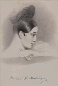 Omakuva, 1830-luvun alku. tekijältä Maria Malibran Garcia