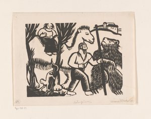 Bärenführer (alkuperäinen nimi esineessä) tekijältä Maria Uhden (signed by artist)
