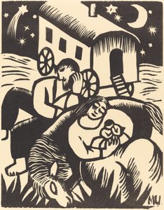 Lepäävät mustalaiset, 1918.