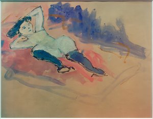Helene siniset sukat tekijältä Marianne von Werefkin