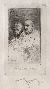 Kaksi kardinaalia. tekijältä Mariano José María Bernardo Fortuny y Carbó
