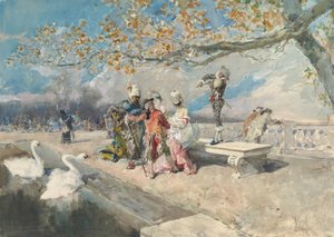 Naamiaiset, 1800-luvun puoliväli.