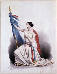 Rachel Comédie Françaisessa on poistanut La Marseillaisen luokituksen - Alophen litografia