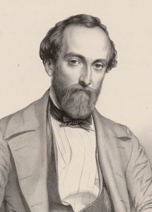 Säveltäjä Antoine Francois Marmontelin muotokuva 1816-1898.