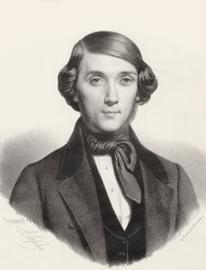 Pianisti ja säveltäjä Jean-Henri Ravinan muotokuva 1818-1906, n. 1845.