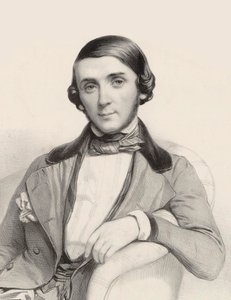 Pianisti ja säveltäjä Jean-Henri Ravinan muotokuva 1818-1906, n. 1845.