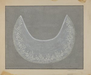 Brodeerattu kaulus, c. 1936. tekijältä Marie Famularo