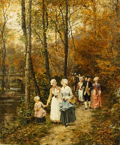 Iltapäiväkävely, 1879