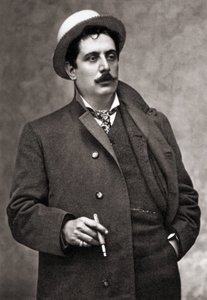 Muotokuva muusikkosäveltäjä Giacomo Puccinista (1858-1924)