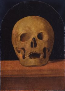 Memento mori. Triptyykin takapuoli, 1500