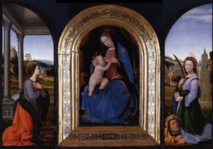 Triptyykki tekijältä Mariotto Albertinelli