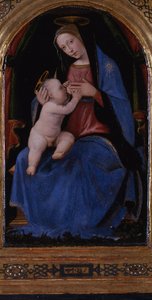 Triptyykki, keskipaneeli: Enthroned Maria lactans, 1500